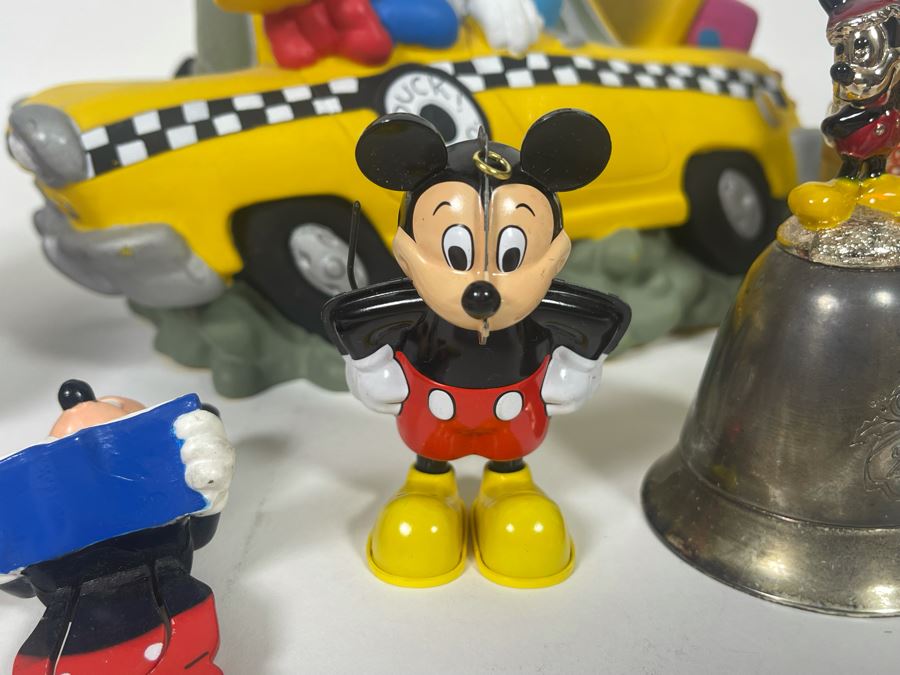 JUST ADDED - Disney Mickey Mouse Lot With Schylling Car, Illco Mickey Mouse Pre-School Toy, Wind-Up Toys And More [Photo 5]