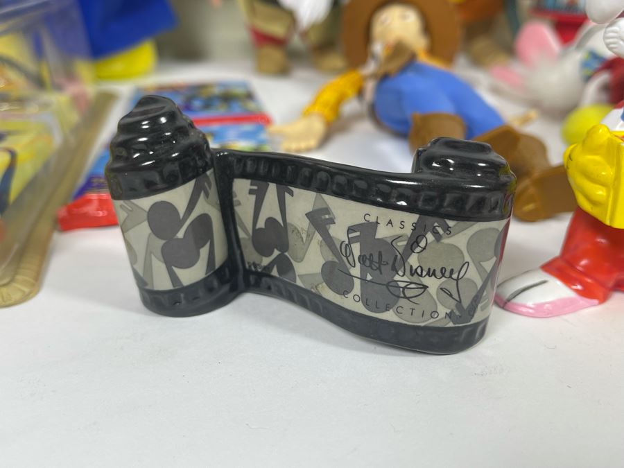 JUST ADDED - Large Collection Of Disney Mickey Mouse Figurines, Disney Tray, Watches, Clock [Photo 7]