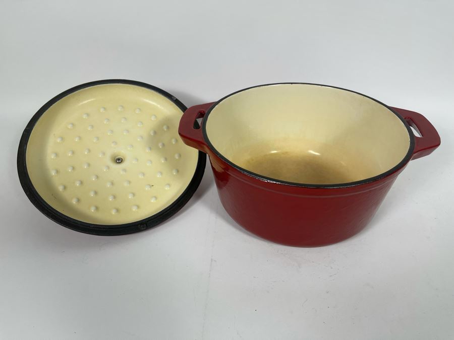 JUST ADDED - BELLA Enameled Cast Iron Pot Dutch Oven With Lid 12W [Photo 3]