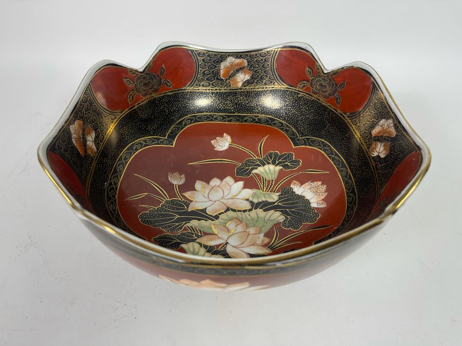JUST ADDED - Signed Asian Bowl 9.5W X 4H [Photo 3]
