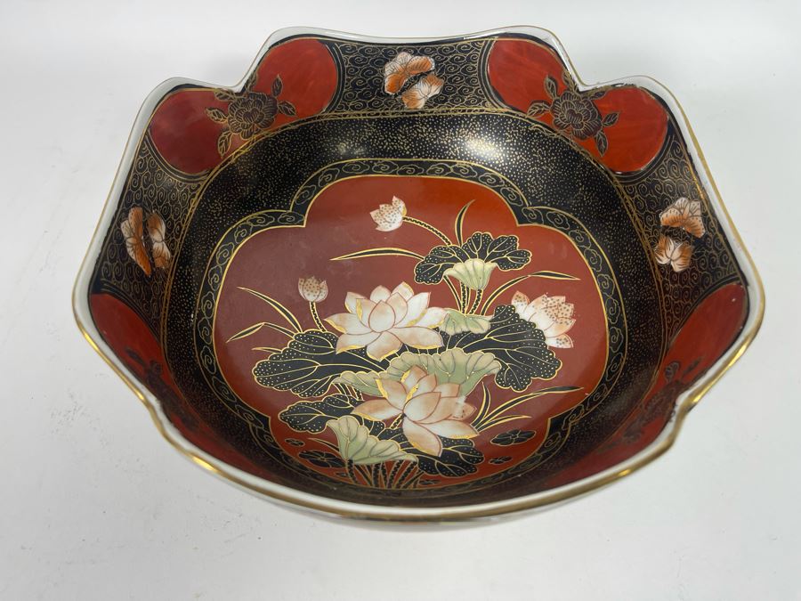 JUST ADDED - Signed Asian Bowl 9.5W X 4H [Photo 1]