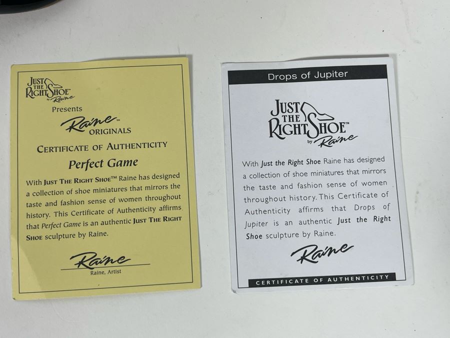 JUST ADDED - Large Collection Of Miniature Shoes Figurines Just The Right Shoe [Photo 21]