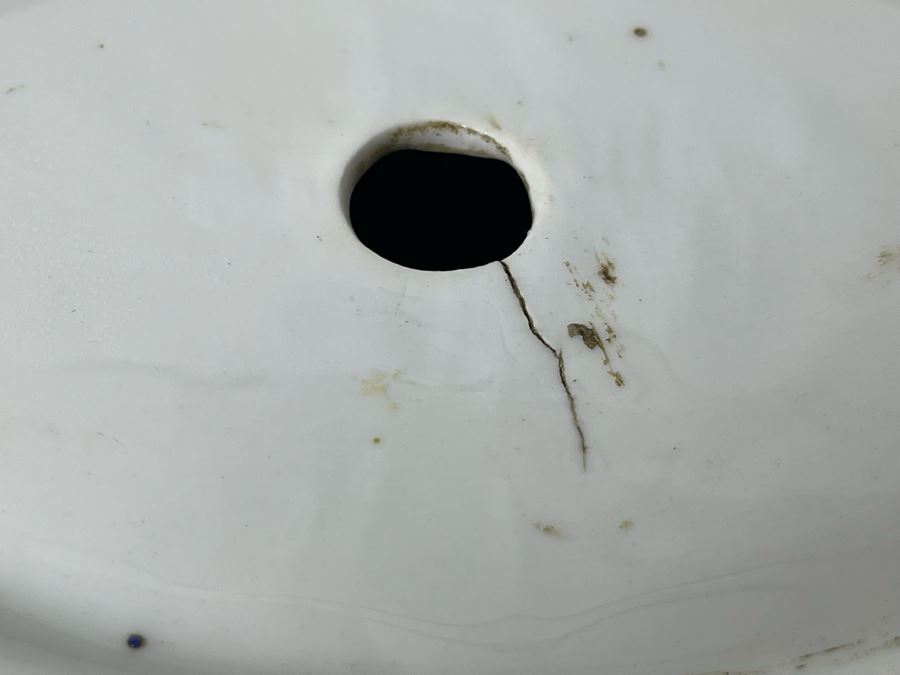 JUST ADDED - Chinese Porcelain Planter With Stand 14W X 10.5H [Photo 10]