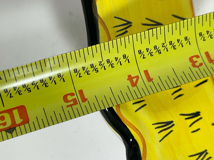 JUST ADDED - Hand Painted Italian Charger Plate Majilly 15R [Photo 8]