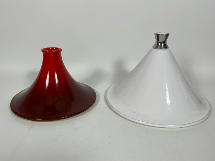 JUST ADDED - Pair Of Tagine Lids All-Clad 12W And 9W