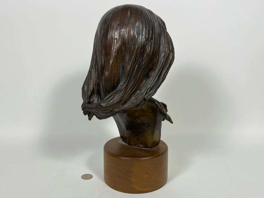 Limited Edition Bronze Sculpture By Renee Thompson 1989 1 Of 24 14H [Photo 8]