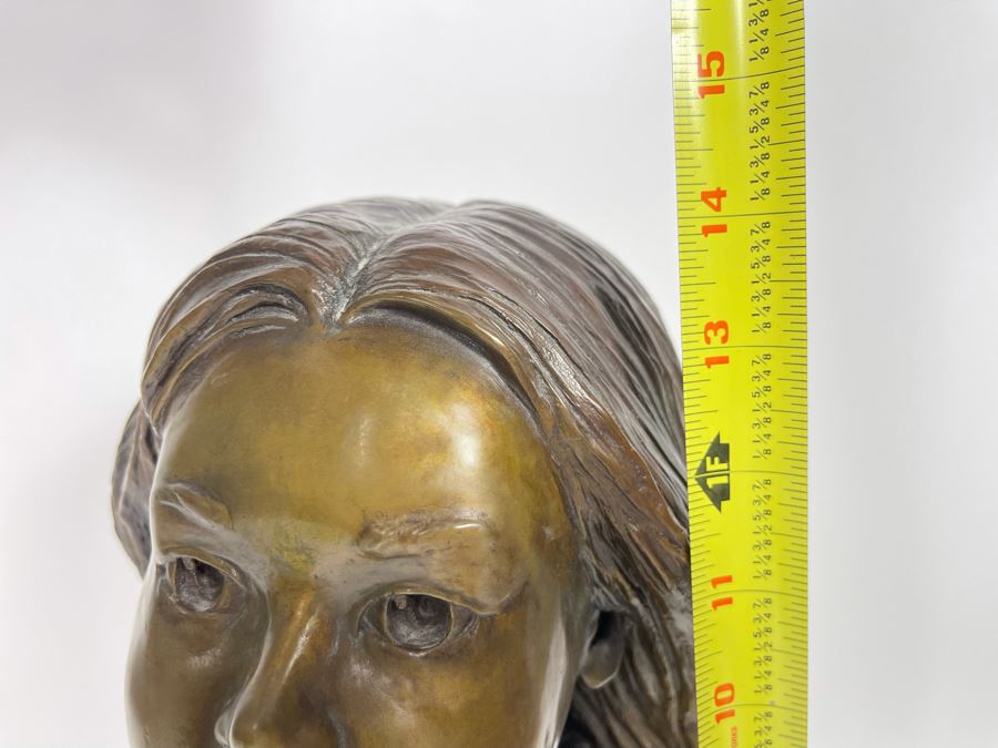 Limited Edition Bronze Sculpture By Renee Thompson 1989 1 Of 24 14H [Photo 15]