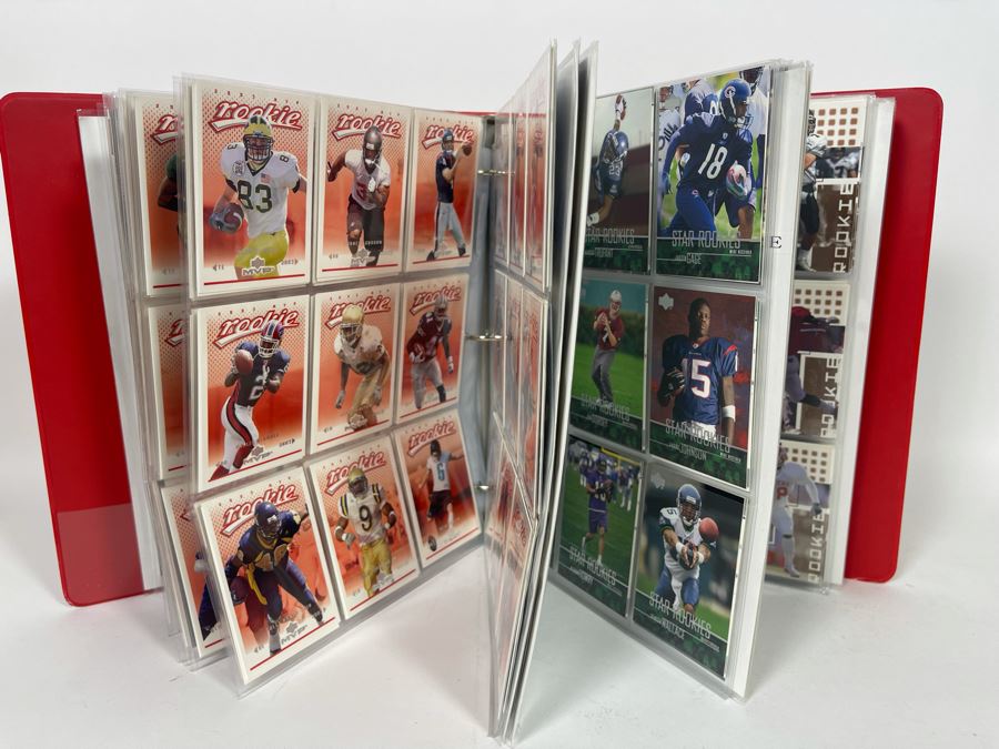 Large Collection Of Rookie Football Cards Approximately 380 Rookie Cards - See Photos For All Cards [Photo 2]