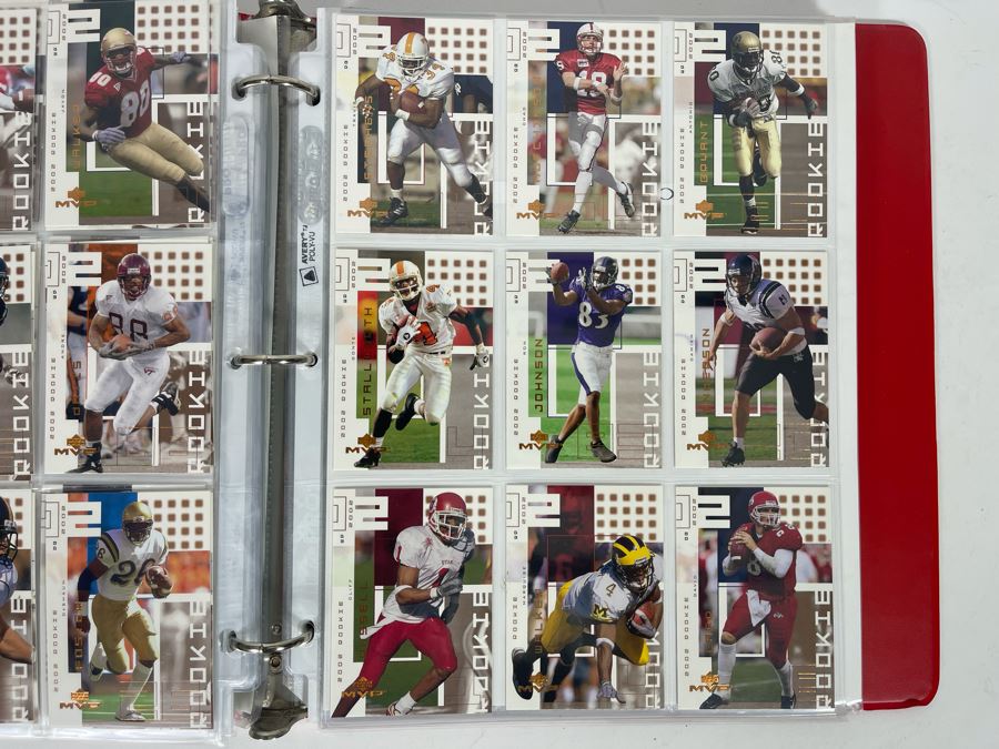 Large Collection Of Rookie Football Cards Approximately 380 Rookie Cards - See Photos For All Cards [Photo 34]