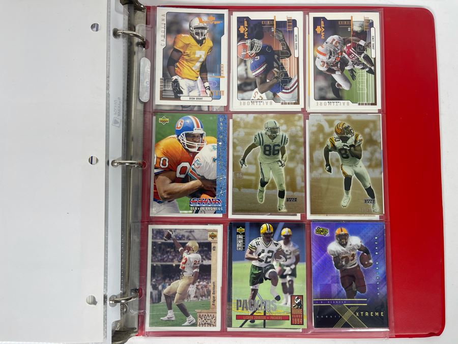 Large Collection Of Rookie Football Cards Approximately 380 Rookie Cards - See Photos For All Cards [Photo 49]
