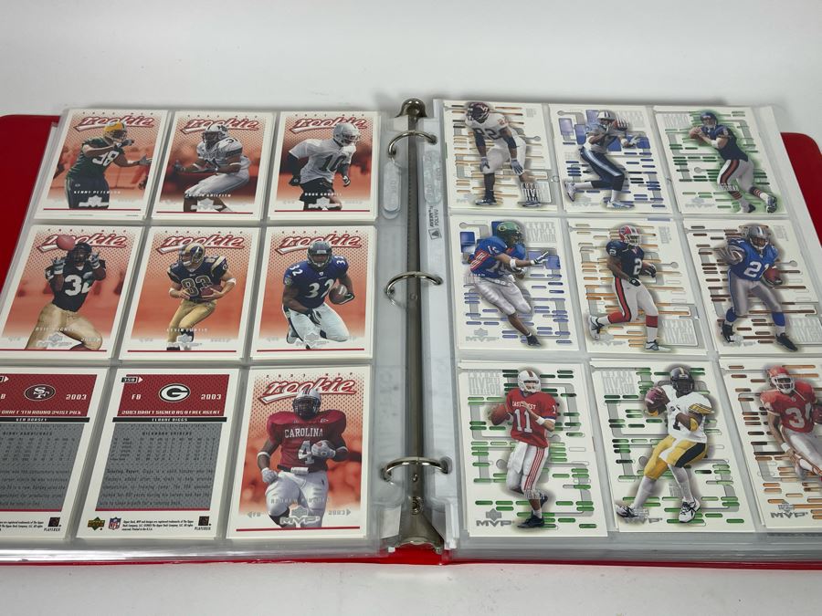 Large Collection Of Rookie Football Cards Approximately 380 Rookie Cards - See Photos For All Cards [Photo 3]