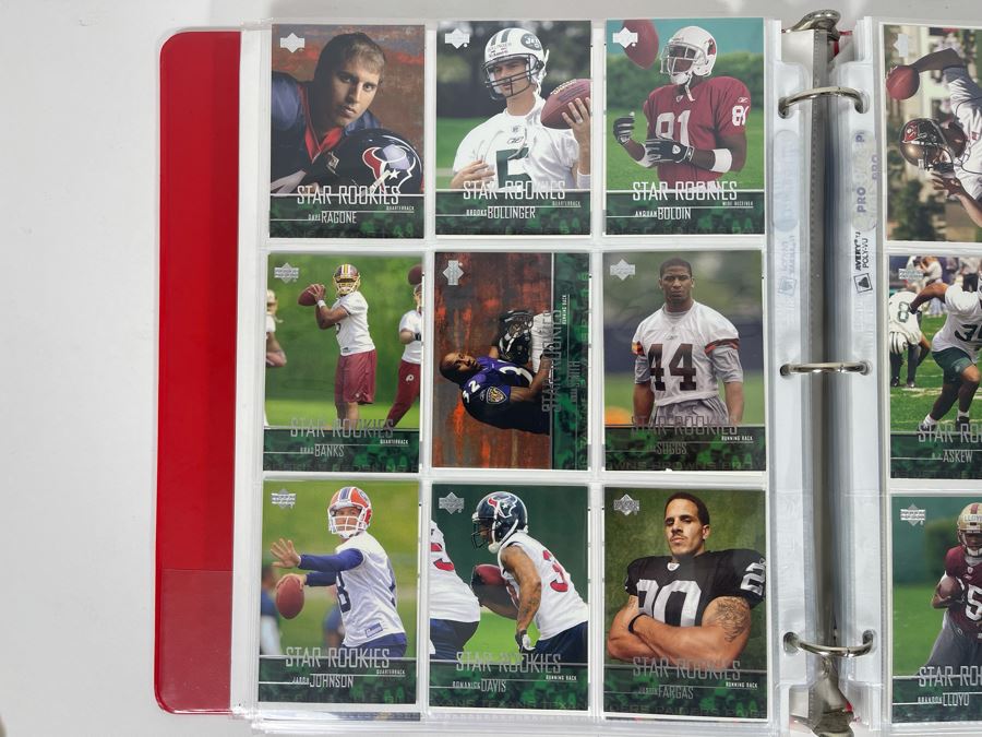 Large Collection Of Rookie Football Cards Approximately 380 Rookie Cards - See Photos For All Cards [Photo 26]