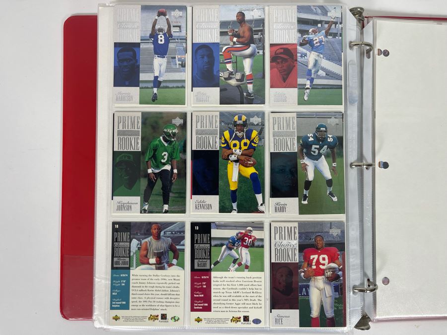 Large Collection Of Rookie Football Cards Approximately 380 Rookie Cards - See Photos For All Cards [Photo 44]