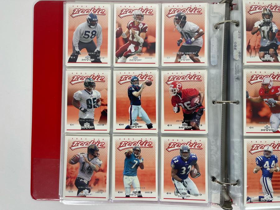 Large Collection Of Rookie Football Cards Approximately 380 Rookie Cards - See Photos For All Cards [Photo 16]