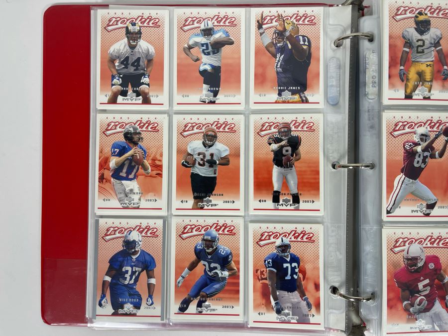 Large Collection Of Rookie Football Cards Approximately 380 Rookie Cards - See Photos For All Cards [Photo 12]