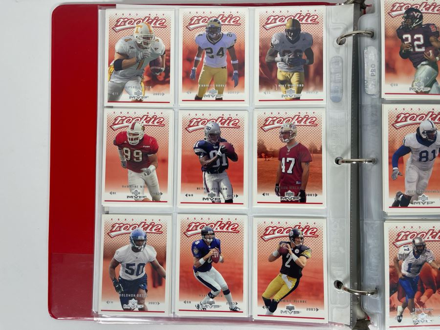 Large Collection Of Rookie Football Cards Approximately 380 Rookie Cards - See Photos For All Cards [Photo 10]