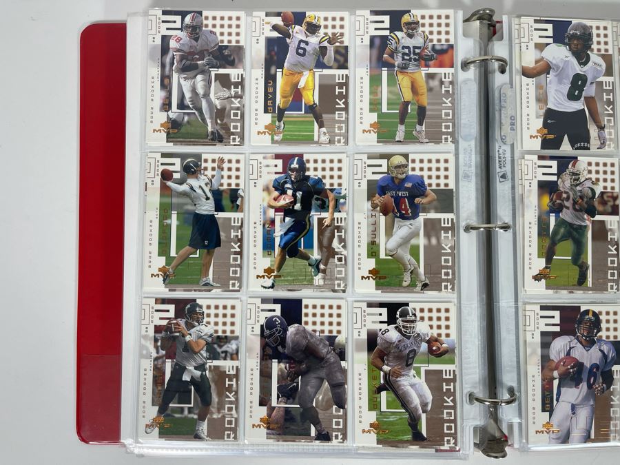 Large Collection Of Rookie Football Cards Approximately 380 Rookie Cards - See Photos For All Cards [Photo 31]