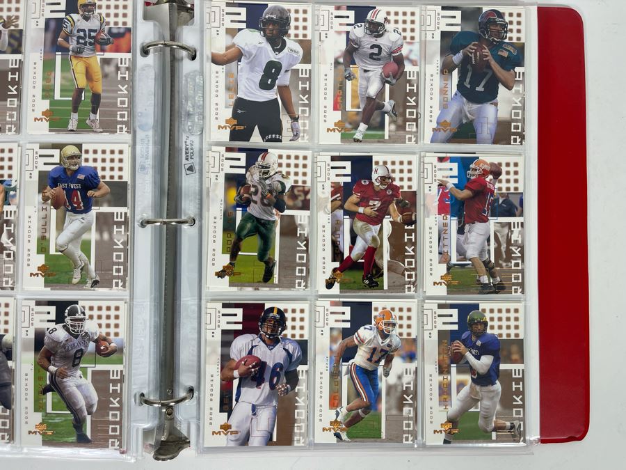 Large Collection Of Rookie Football Cards Approximately 380 Rookie Cards - See Photos For All Cards [Photo 32]