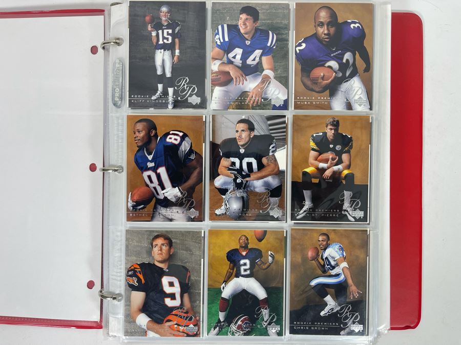 Large Collection Of Rookie Football Cards Approximately 380 Rookie Cards - See Photos For All Cards [Photo 5]