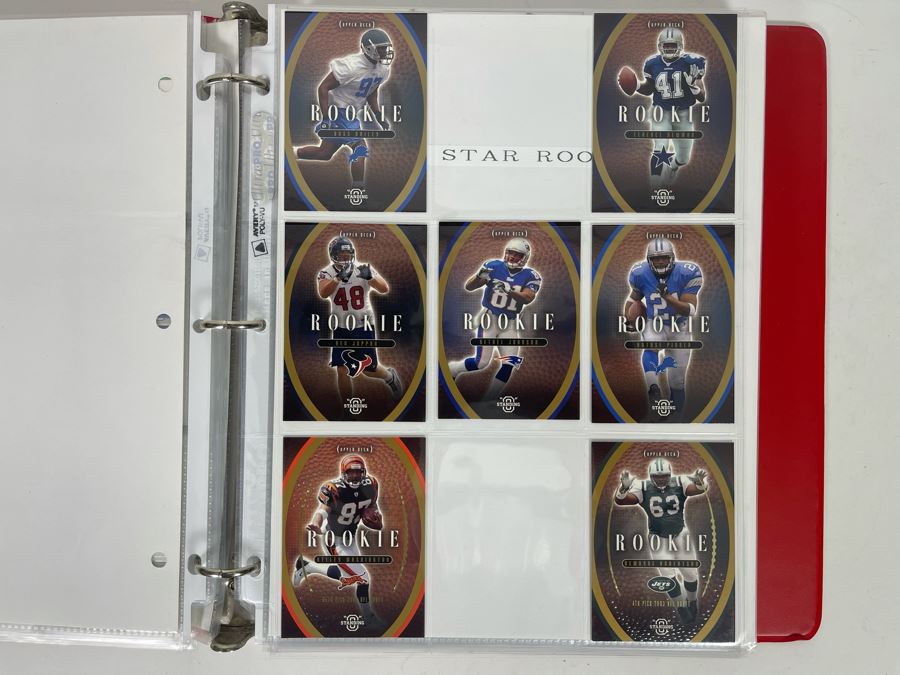 Large Collection Of Rookie Football Cards Approximately 380 Rookie Cards - See Photos For All Cards [Photo 24]