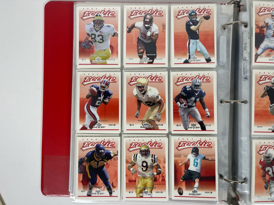 Large Collection Of Rookie Football Cards Approximately 380 Rookie Cards - See Photos For All Cards [Photo 18]