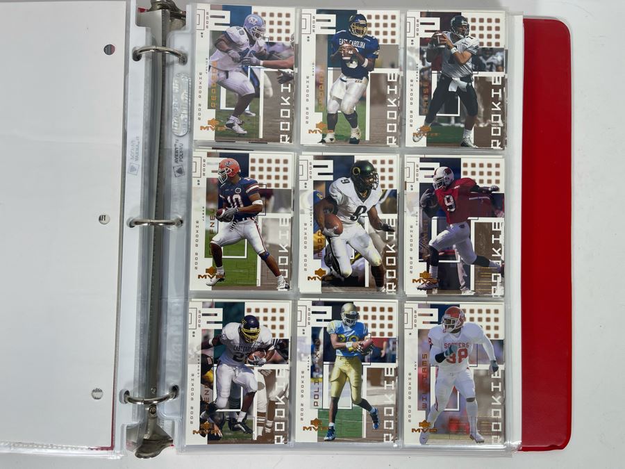 Large Collection Of Rookie Football Cards Approximately 380 Rookie Cards - See Photos For All Cards [Photo 30]