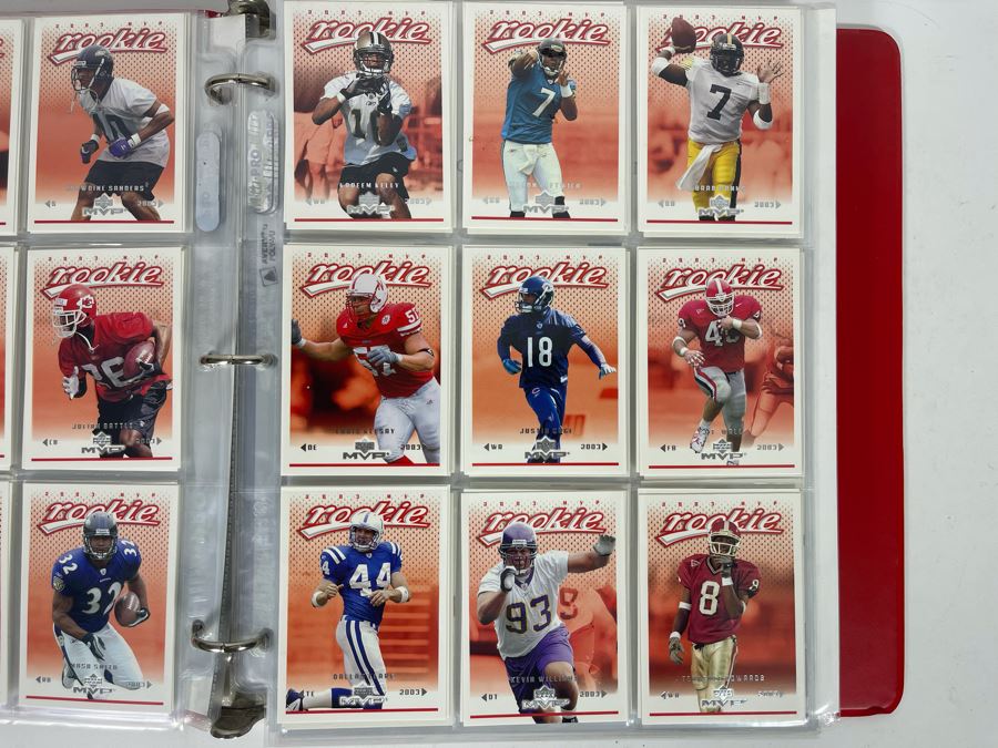 Large Collection Of Rookie Football Cards Approximately 380 Rookie Cards - See Photos For All Cards [Photo 17]