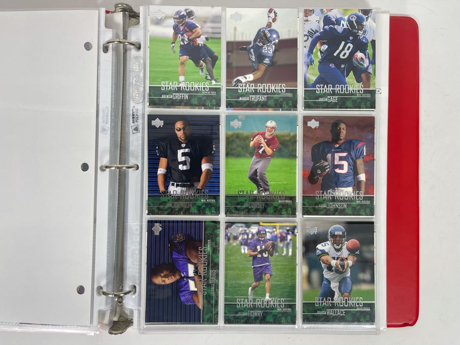 Large Collection Of Rookie Football Cards Approximately 380 Rookie Cards - See Photos For All Cards [Photo 25]