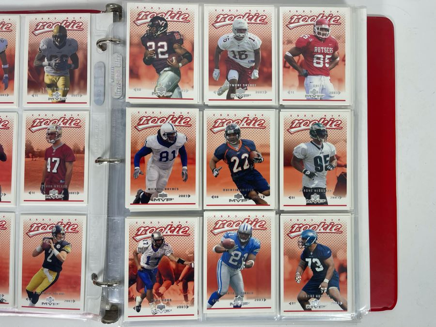 Large Collection Of Rookie Football Cards Approximately 380 Rookie Cards - See Photos For All Cards [Photo 11]