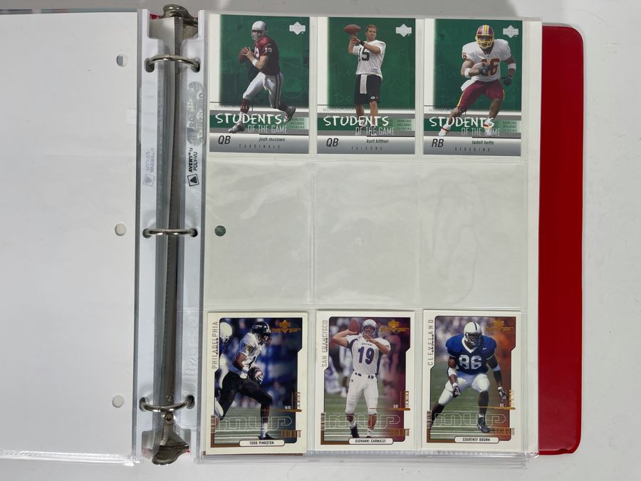 Large Collection Of Rookie Football Cards Approximately 380 Rookie Cards - See Photos For All Cards [Photo 28]