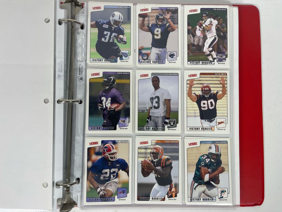 Large Collection Of Rookie Football Cards Approximately 380 Rookie Cards - See Photos For All Cards [Photo 37]