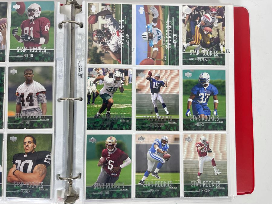 Large Collection Of Rookie Football Cards Approximately 380 Rookie Cards - See Photos For All Cards [Photo 27]