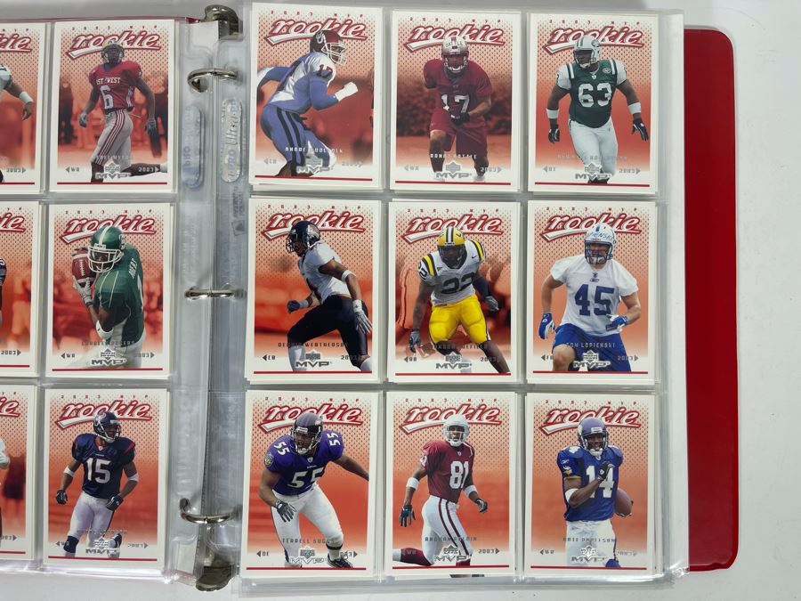 Large Collection Of Rookie Football Cards Approximately 380 Rookie Cards - See Photos For All Cards [Photo 15]