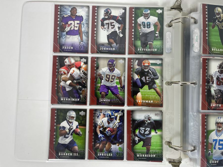 Large Collection Of Rookie Football Cards Approximately 360 Rookie Cards - See Photos For All Cards [Photo 7]