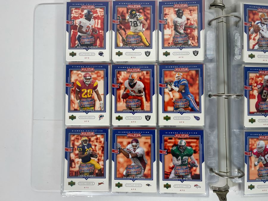 Large Collection Of Rookie Football Cards Approximately 360 Rookie Cards - See Photos For All Cards [Photo 29]