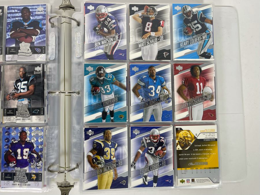 Large Collection Of Rookie Football Cards Approximately 360 Rookie Cards - See Photos For All Cards [Photo 21]