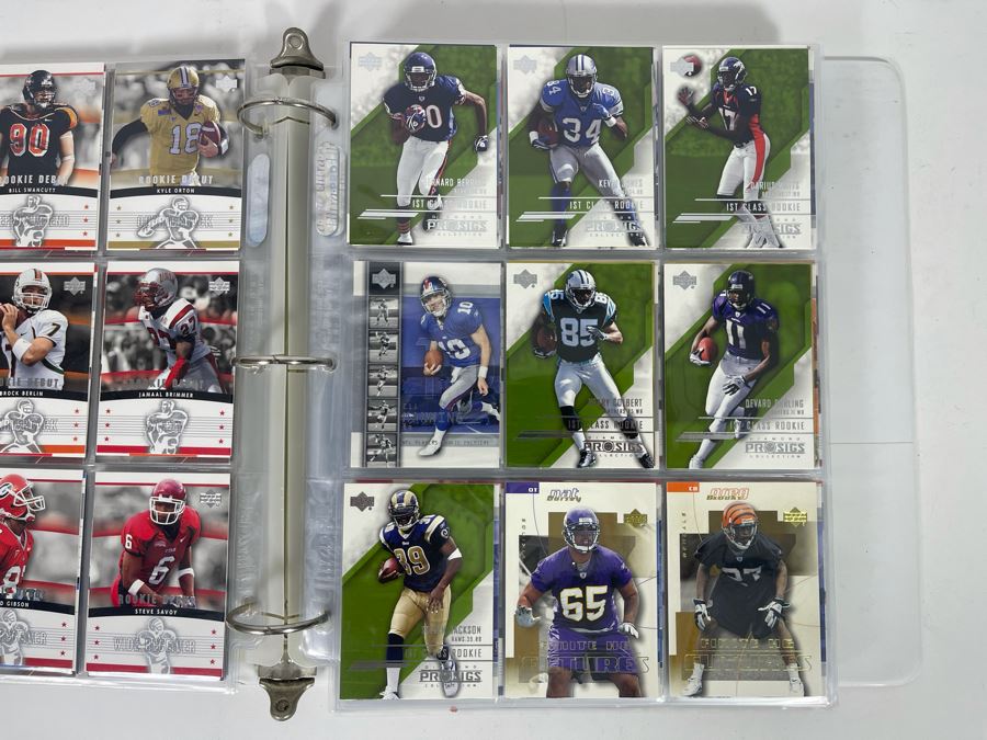 Large Collection Of Rookie Football Cards Approximately 360 Rookie Cards - See Photos For All Cards [Photo 11]