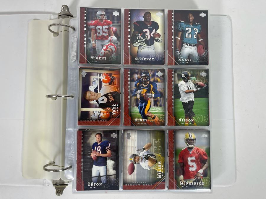 Large Collection Of Rookie Football Cards Approximately 360 Rookie Cards - See Photos For All Cards [Photo 6]