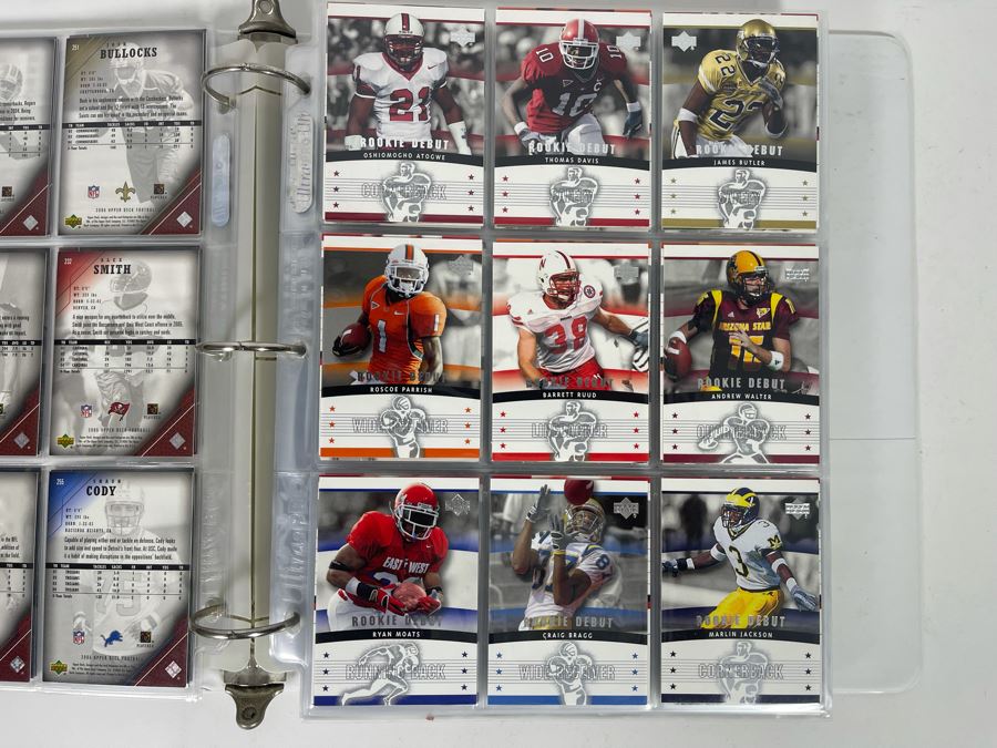 Large Collection Of Rookie Football Cards Approximately 360 Rookie Cards - See Photos For All Cards [Photo 9]