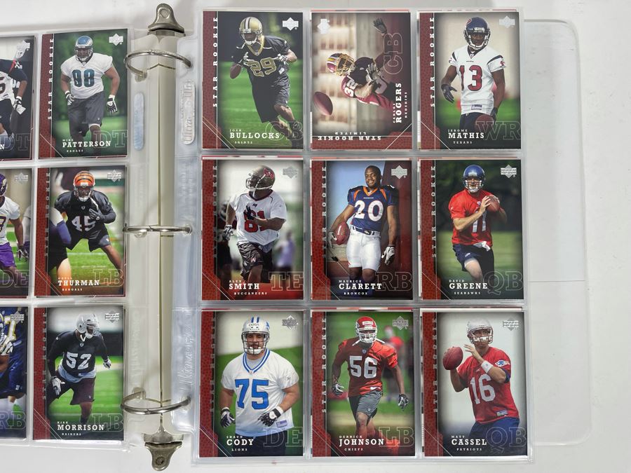 Large Collection Of Rookie Football Cards Approximately 360 Rookie Cards - See Photos For All Cards [Photo 8]