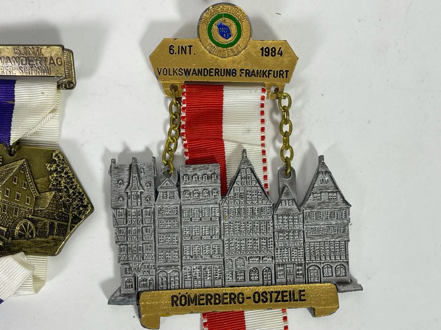 Collection Of Vintage German Cold War Era Volksmarching Medals [Photo 6]
