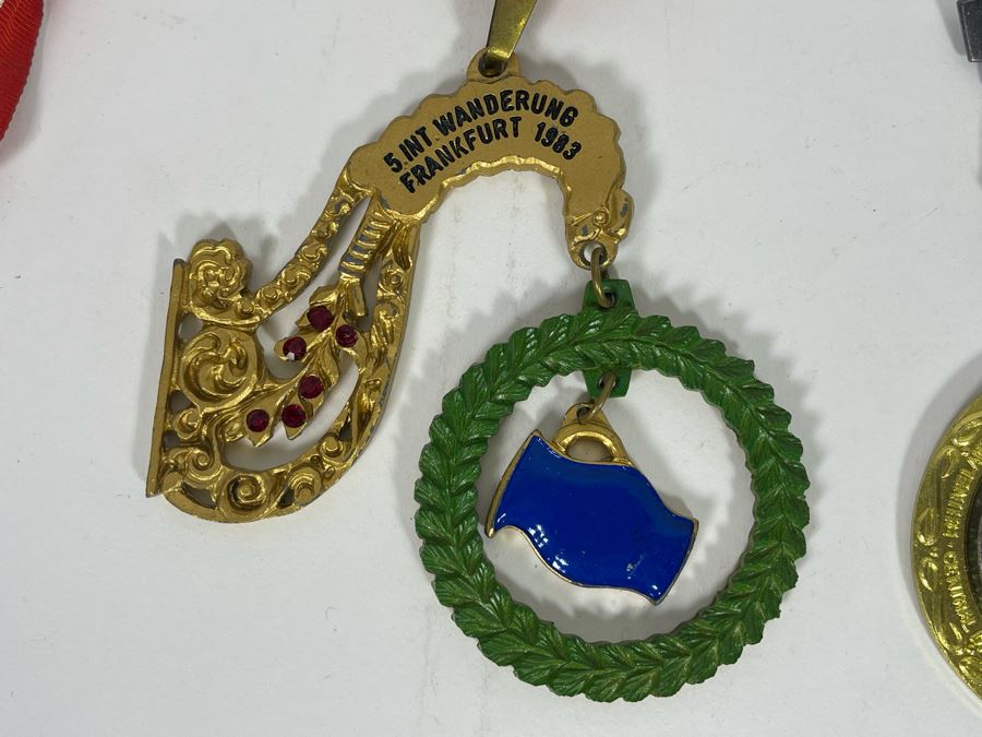 Collection Of Vintage German Cold War Era Volksmarching Medals [Photo 5]