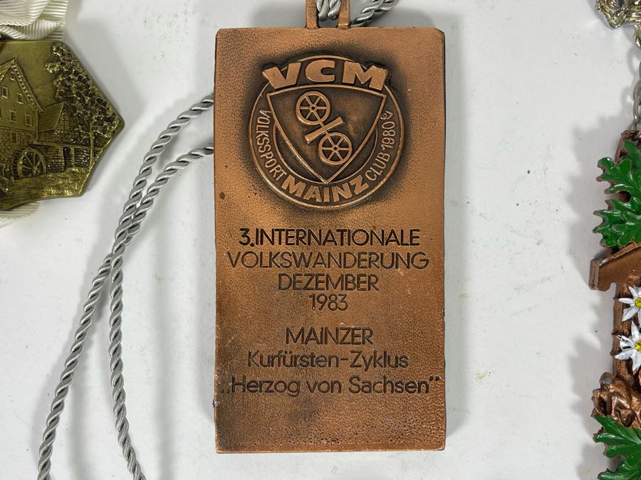Collection Of Vintage German Cold War Era Volksmarching Medals [Photo 13]