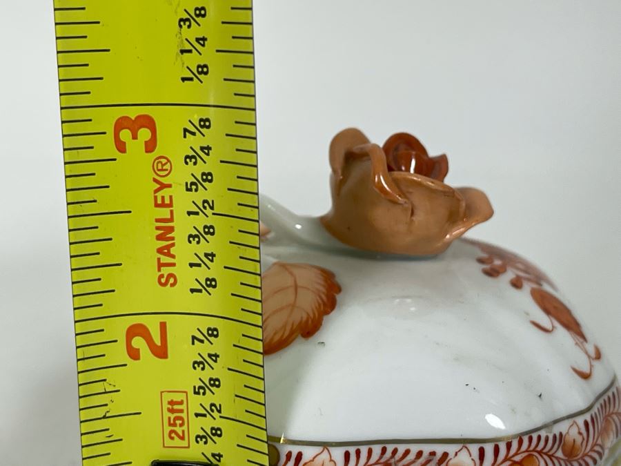 Herend Chinese Bouquet Three Covered Bowls Hand-Painted Made In Hungary 3H And 5H [Photo 10]