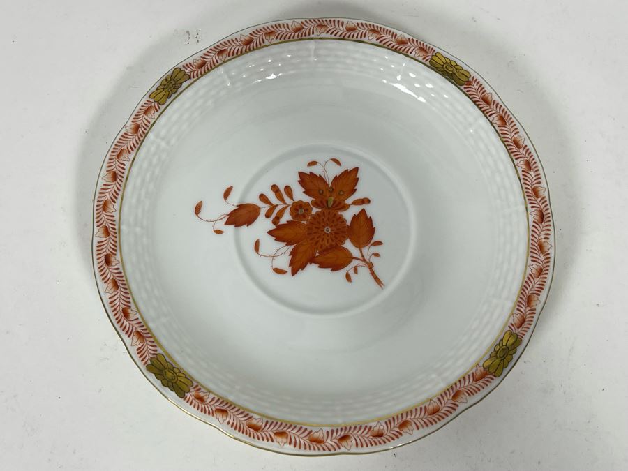 Herend Chinese Bouquet Rust China Hand-Painted Made In Hungary [Photo 6]