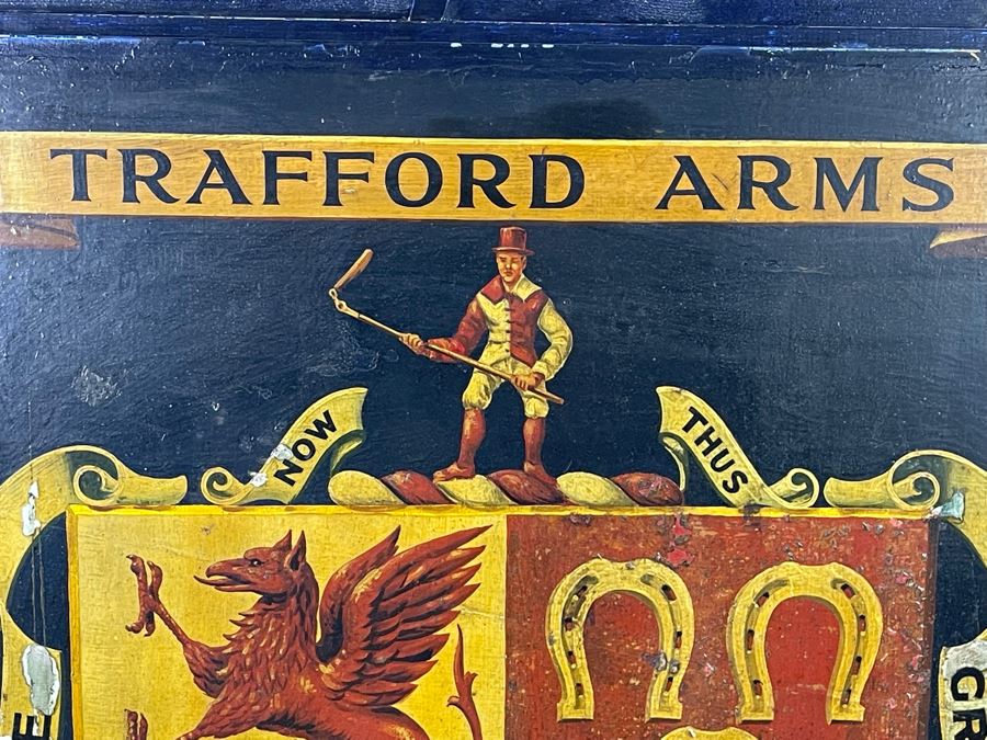 Vintage Hand-Painted British Norwich Pub Ale House Restaurant Sign 29W X 37.5H [Photo 3]