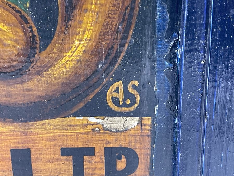 Vintage Hand-Painted British Norwich Pub Ale House Restaurant Sign 29W X 37.5H [Photo 13]