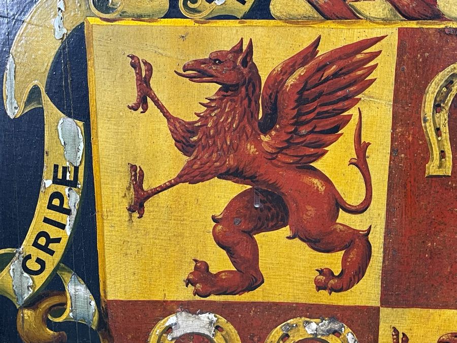 Vintage Hand-Painted British Norwich Pub Ale House Restaurant Sign 29W X 37.5H [Photo 5]