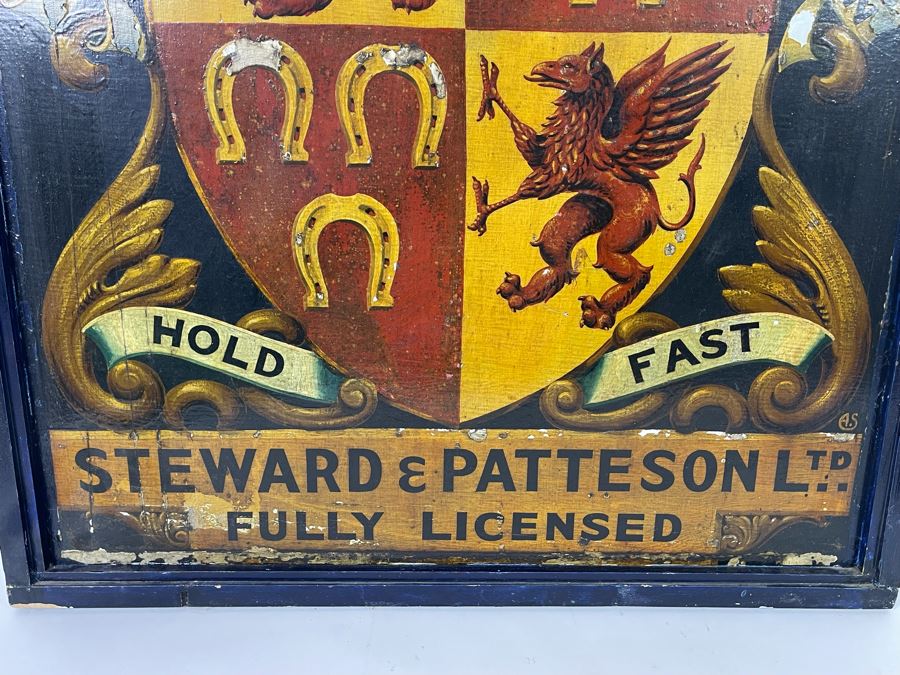 Vintage Hand-Painted British Norwich Pub Ale House Restaurant Sign 29W X 37.5H [Photo 10]