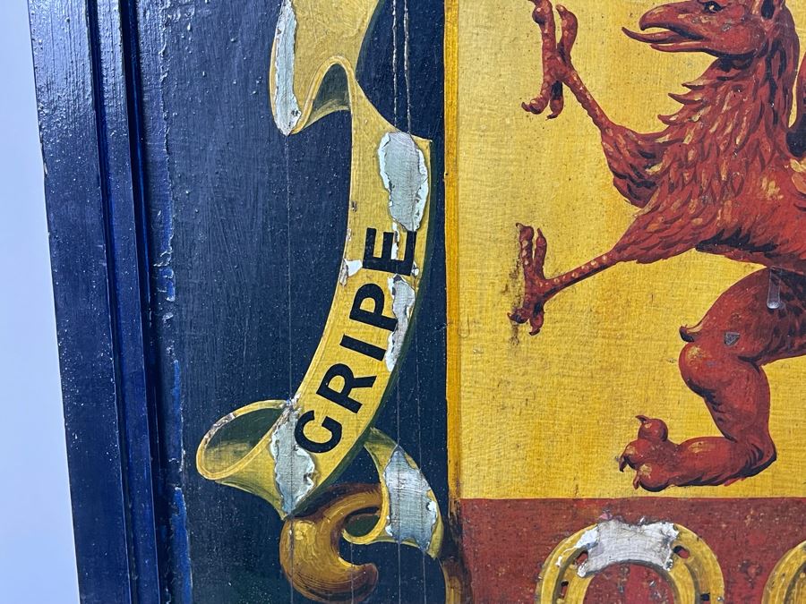 Vintage Hand-Painted British Norwich Pub Ale House Restaurant Sign 29W X 37.5H [Photo 9]